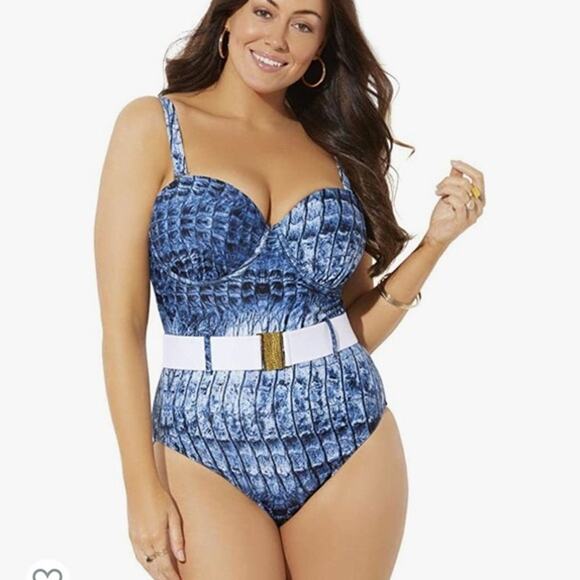 Swimsuits For All Other - NWT Gabi Fresh Belted One-Piece Swimsuit